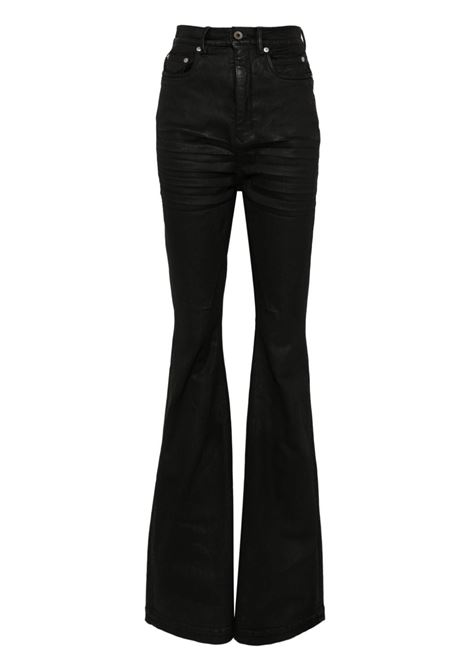 Jeans Bolan in nero di Rick Owens - donna